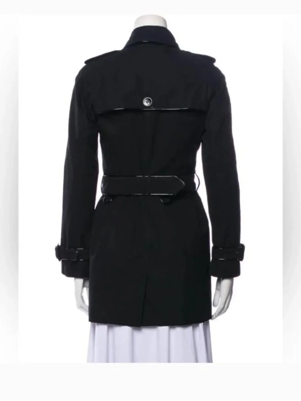 BURBERRY PRORSUM Trench Coat Size 2 Small - Picture 3 of 6